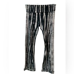 T-Party Women's Yoga Pants Acid Wash Flare Festival Vintage USA Indie Size L